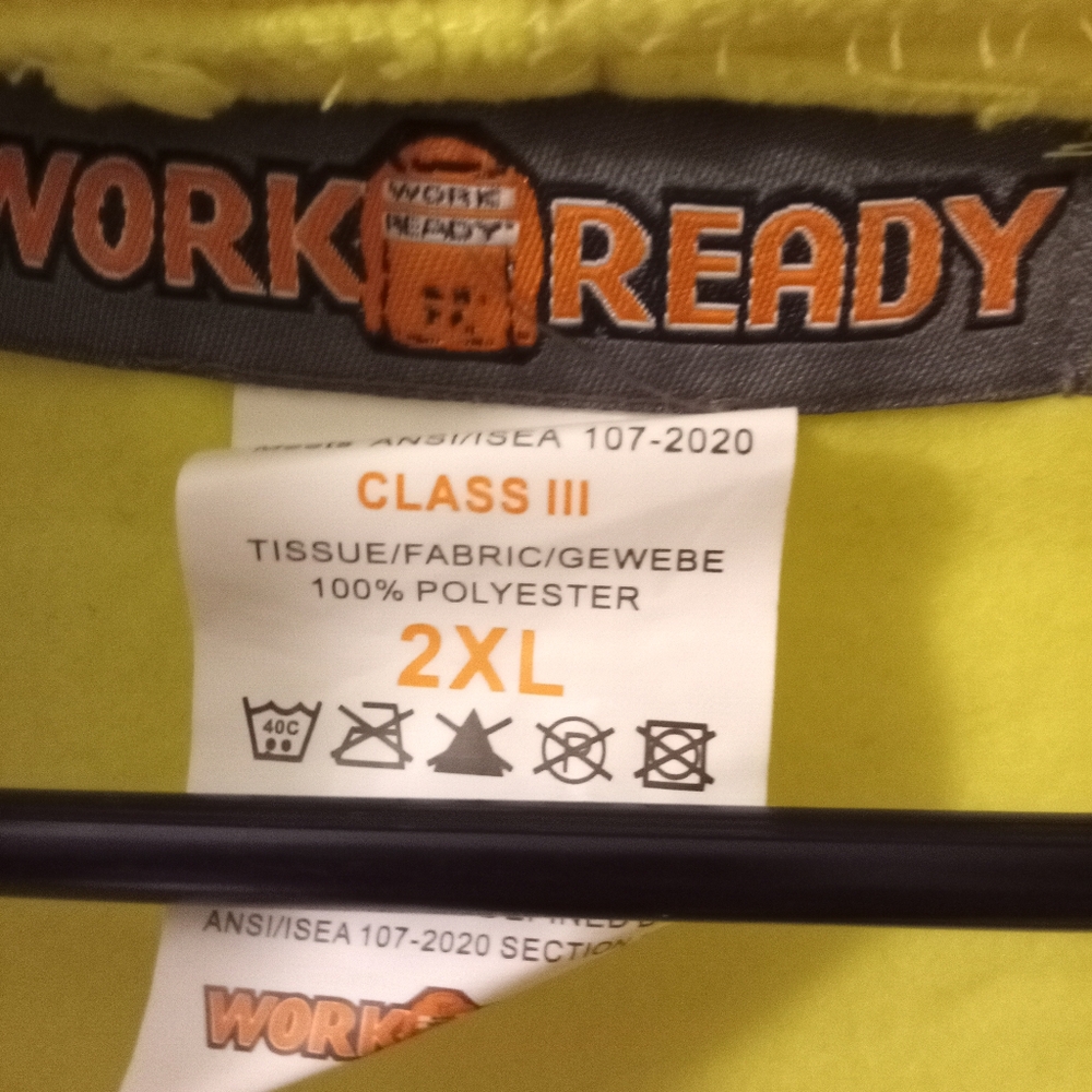 Unavailable Vis Hoodie Class III 2X Blocks 98%UV PPE Safety Reflective Sweater - Picture 3 of 7